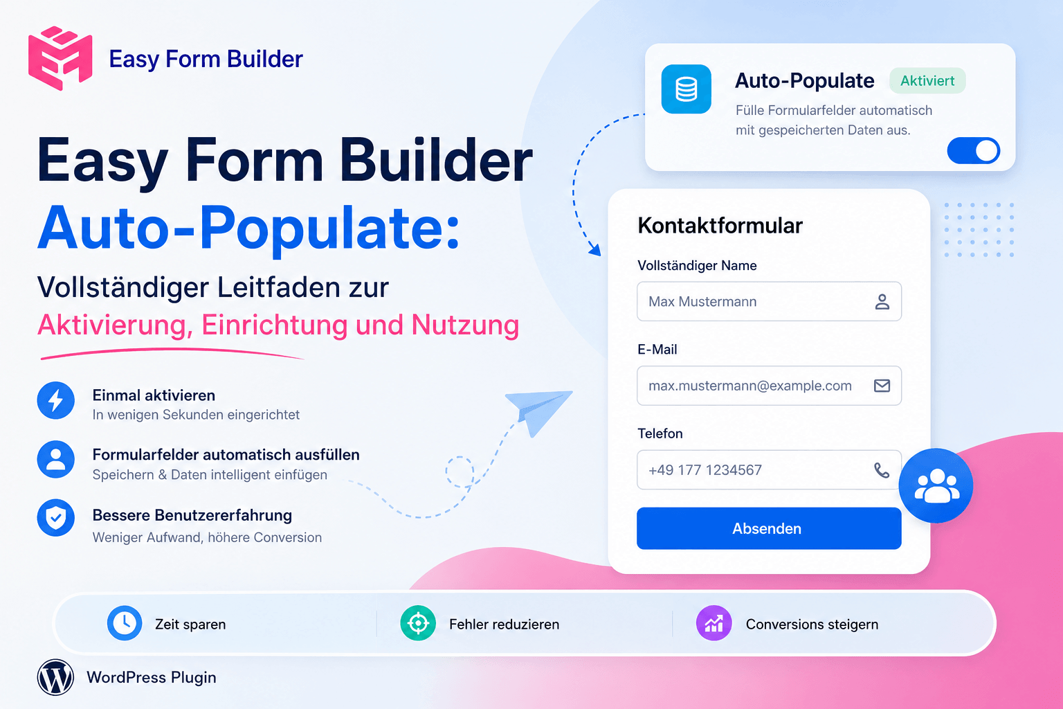 Der komplette Leitfaden zu Auto-Populate in Easy Form Builder